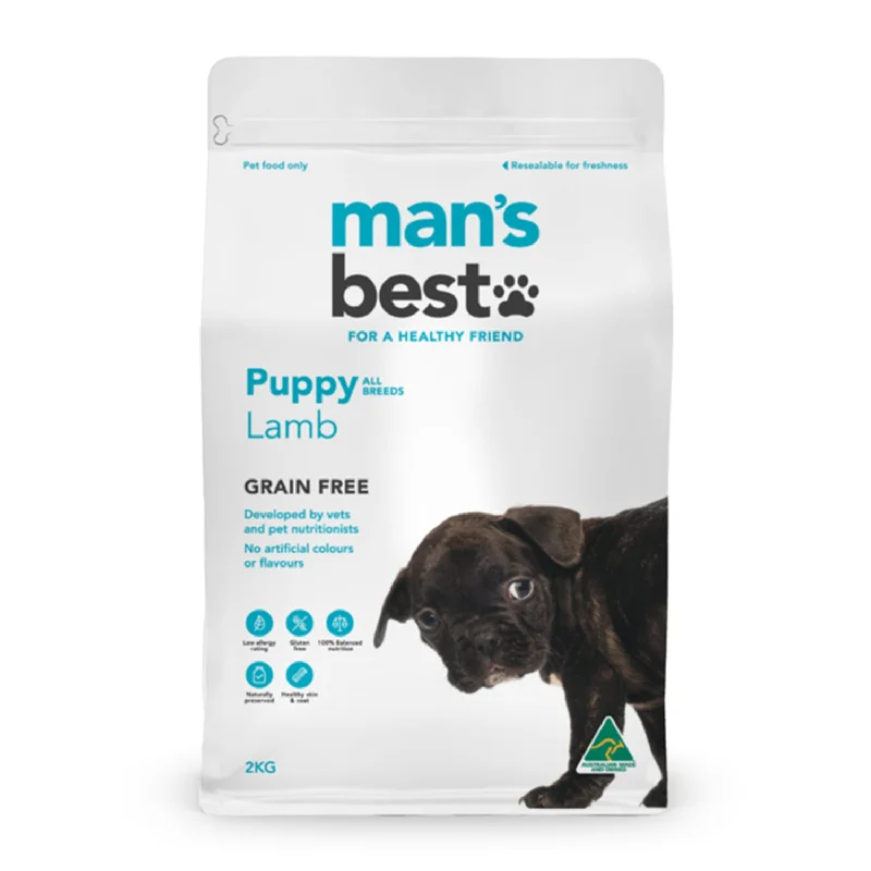 chew-proof bird swing-Man's Best Grain Free Lamb Puppy Dry Dog Food