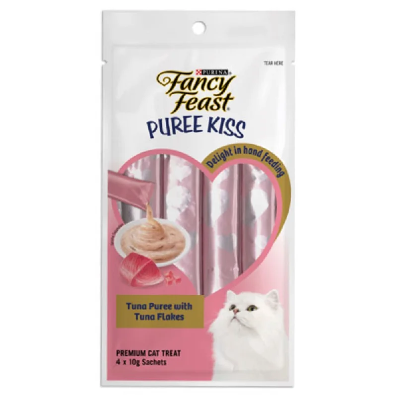 waterproof pet GPS tracker-4 FOR $16: Fancy Feast Puree Kiss Tuna Puree With Tuna Flakes Cat Treats 40g