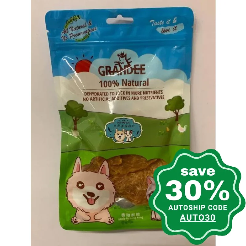 automatic pet nail clipper-Grandee - Air-dried Treats For Dogs & Cats - Chicken & Curcumal Longa - 50G