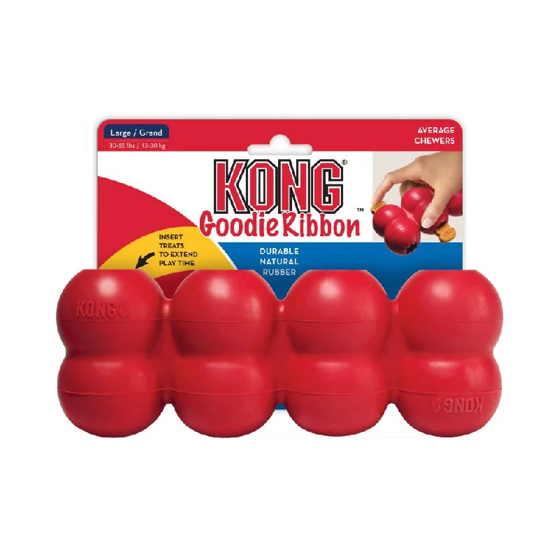 pet-friendly carpet deodorizer-KONG Goodie Ribbon Dog Toy