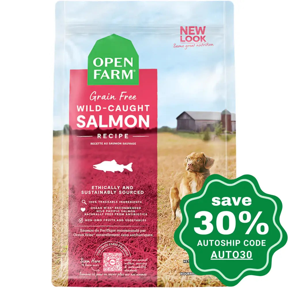 ultra-soft plush puppy blanket-Open Farm - Dry Food for Dogs - Grain Free Wild-Caught Salmon Recipe - 4LB