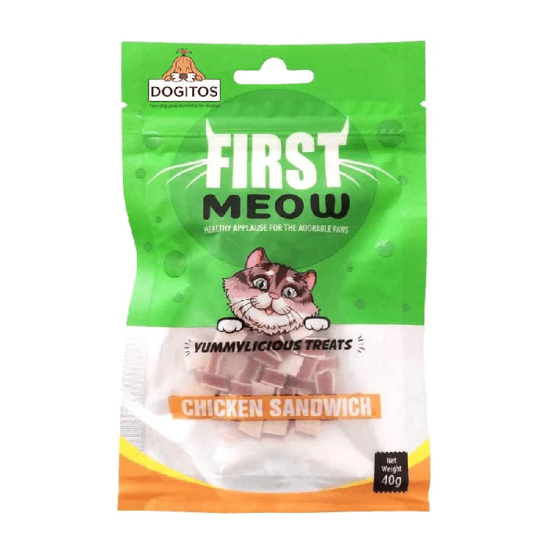 hamster climbing and playset-First Meow Chicken Sandwich Cat Treat