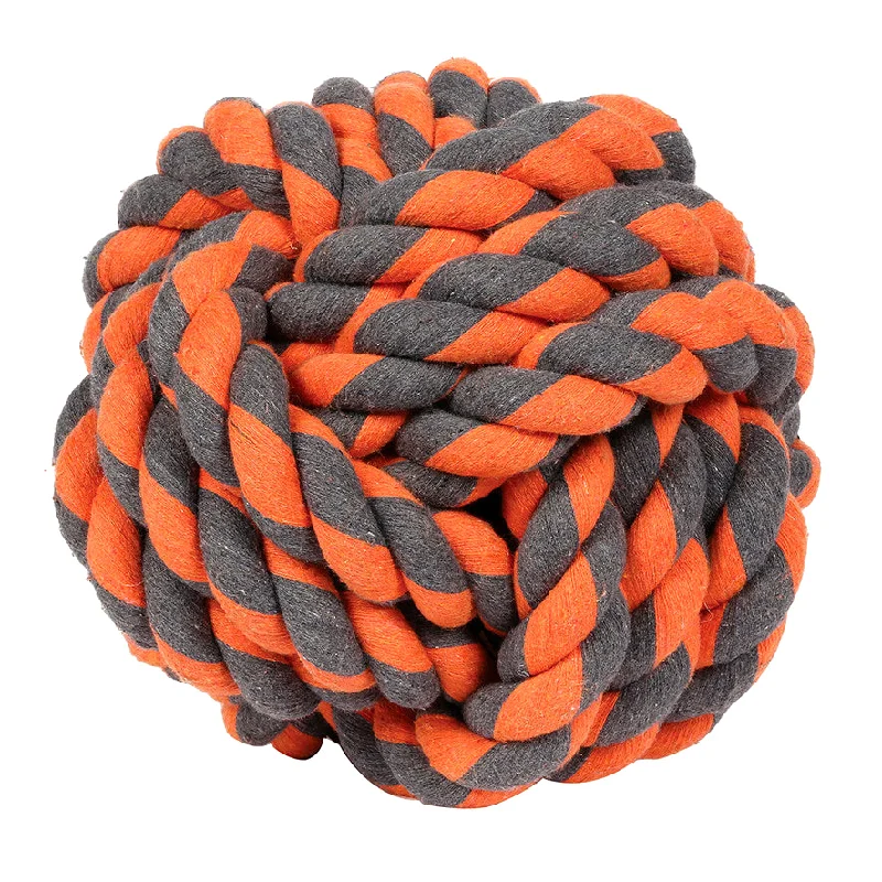 portable water bowl for pets-Nuts For Knots Extreme Dog Rope Toys Ball