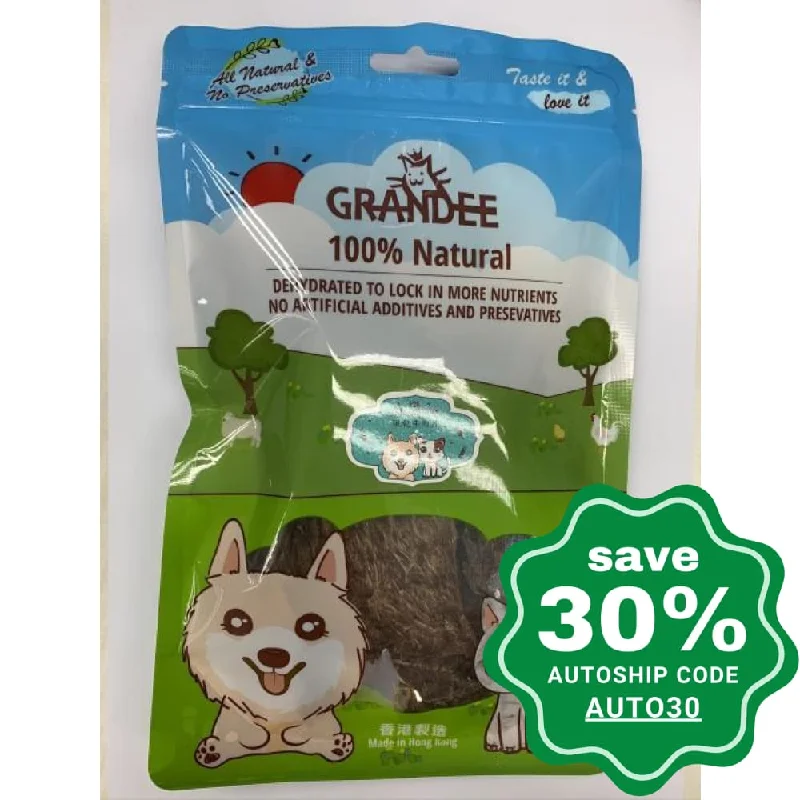 fish tank algae remover-Grandee - Air-dried Treats For Dogs & Cats - Beef Slices - 50G