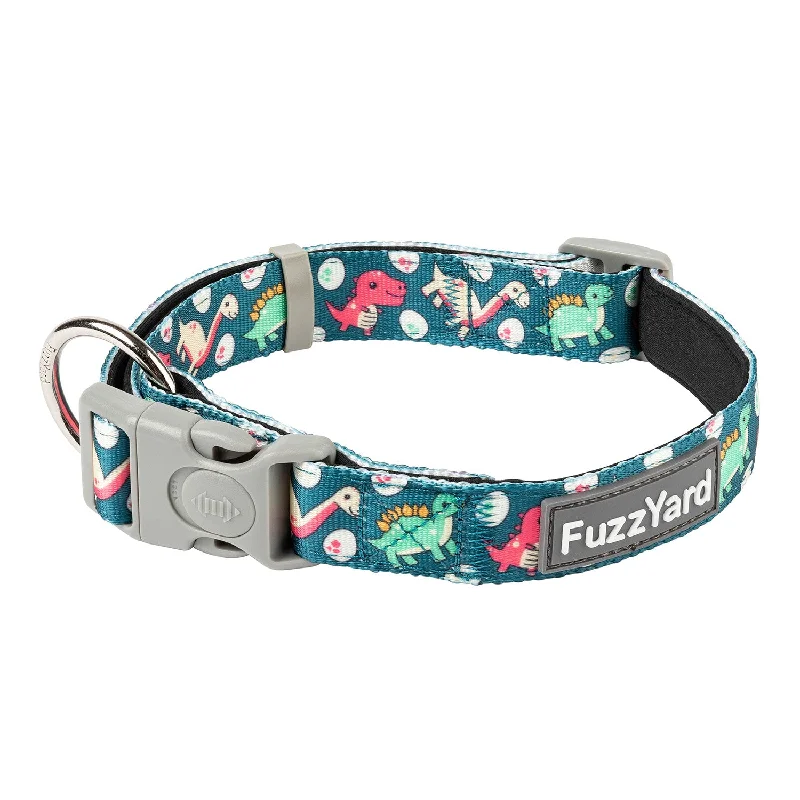 lightweight foldable dog ramp-FuzzYard Dinosaur Land Dog Collar