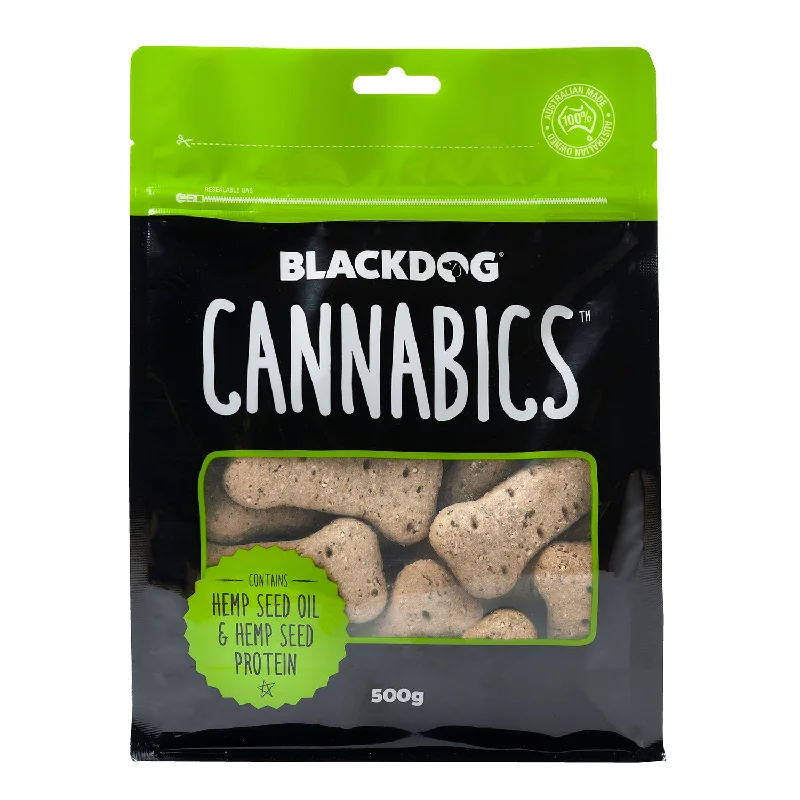 catnip-infused scratching pad-Blackdog Cannabics Biscuits Dog Treat 500g