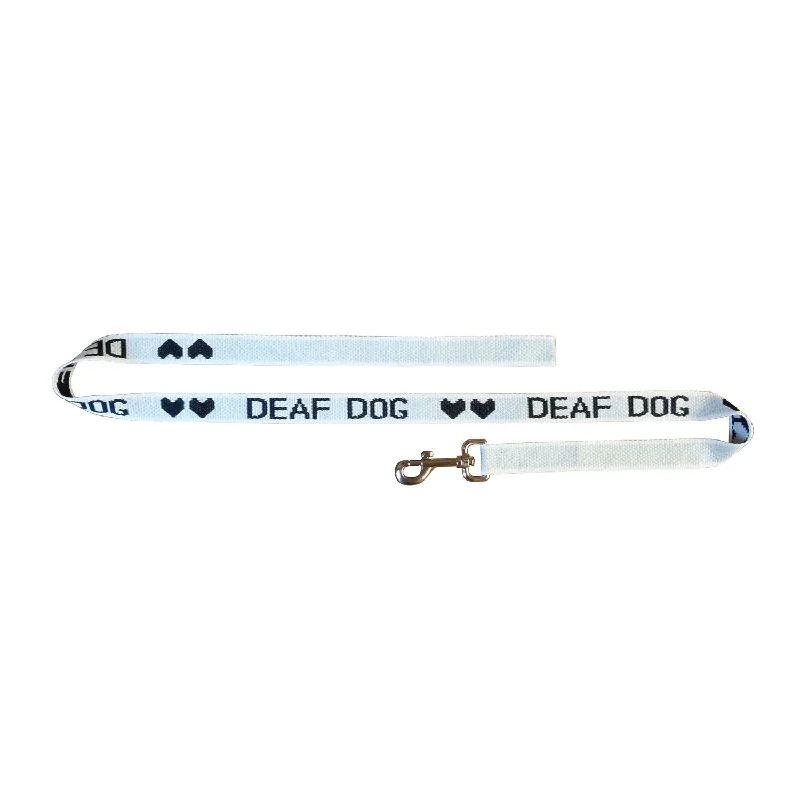 space-saving cat climbing tree-K9 "Deaf Dog" Lead White