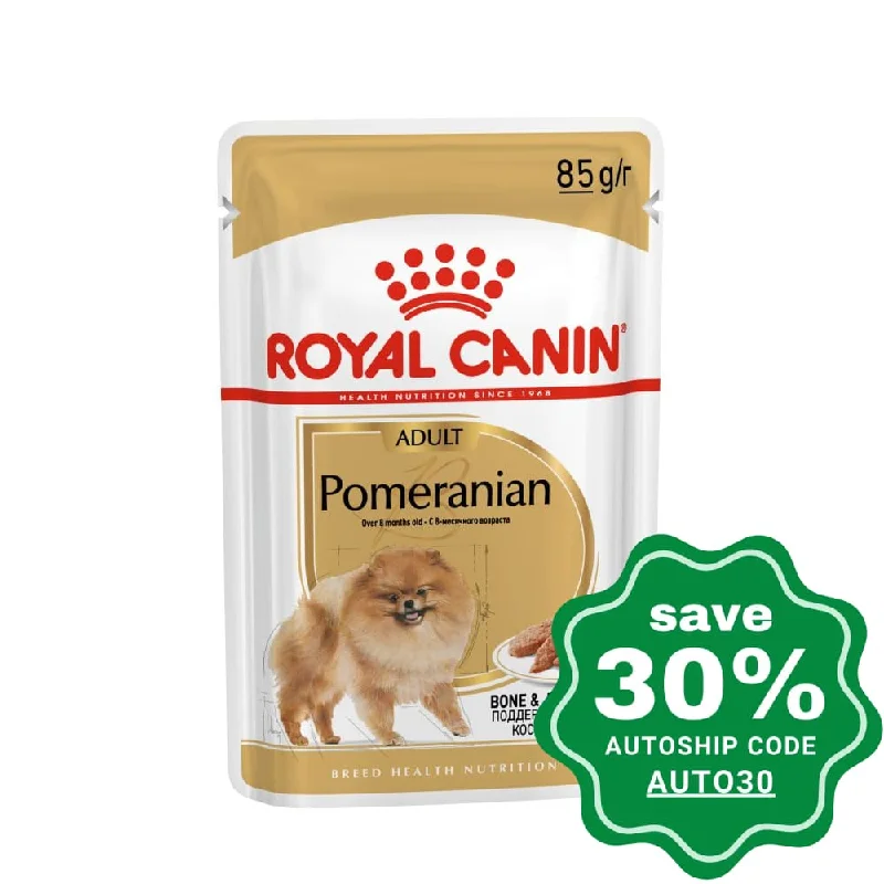 easy-to-use pet tracker-Royal Canin - Adult Dog Wet Food - Pomeranian - 85G (Min. 12 Pouches)