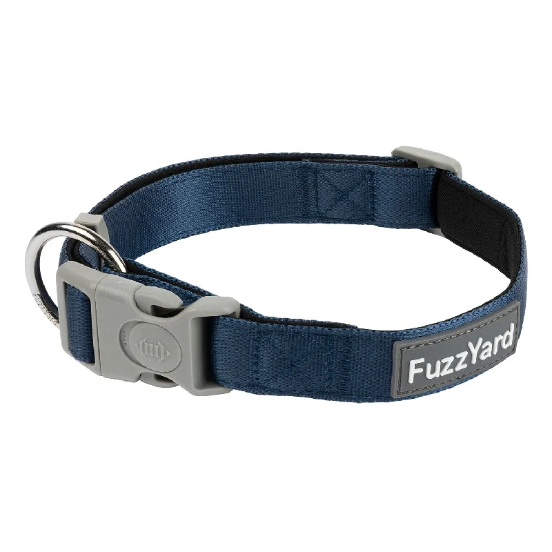 durable chew-resistant leash-FuzzYard Marine Dog Collar