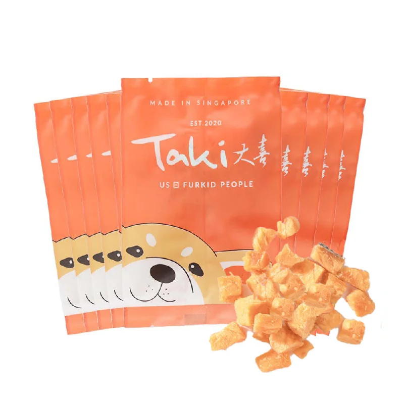 extra-large dog bath tub-Taki Faroe Island Salmon Grain-Free Freeze-Dried Treats For Cats & Dogs (10 Packets) 90g