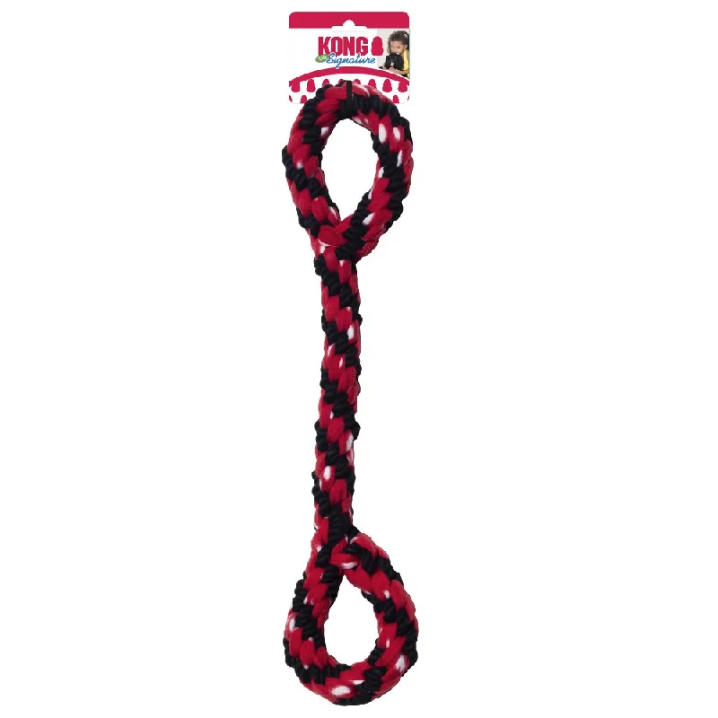 portable pet water dispenser-KONG Signature Rope Double Tug for Dogs