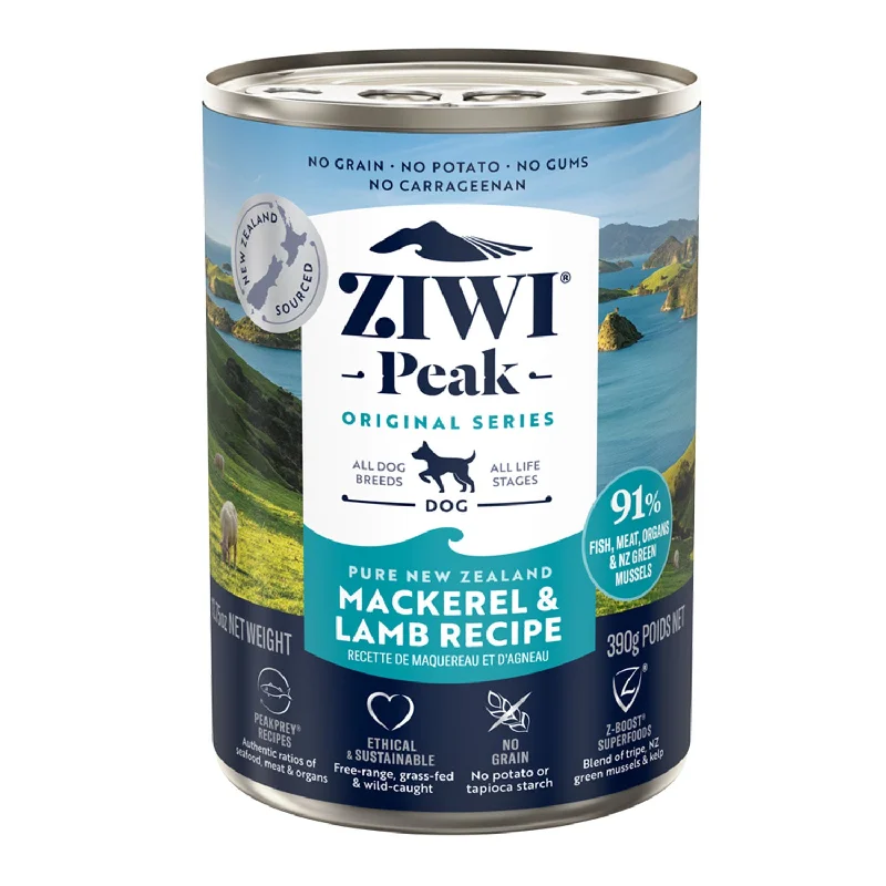 scratch-proof furniture protector for cats-ZIWI Peak Mackerel & Lamb Canned Wet Dog Food