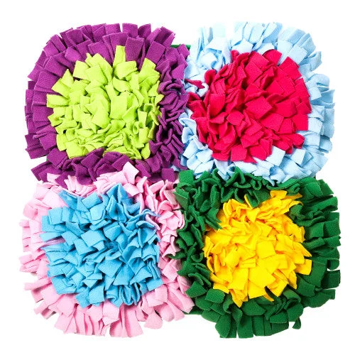 no-spill dog travel bowl-Snuffle Mat Happy Pet Fluffle Rummaging Multi Zone