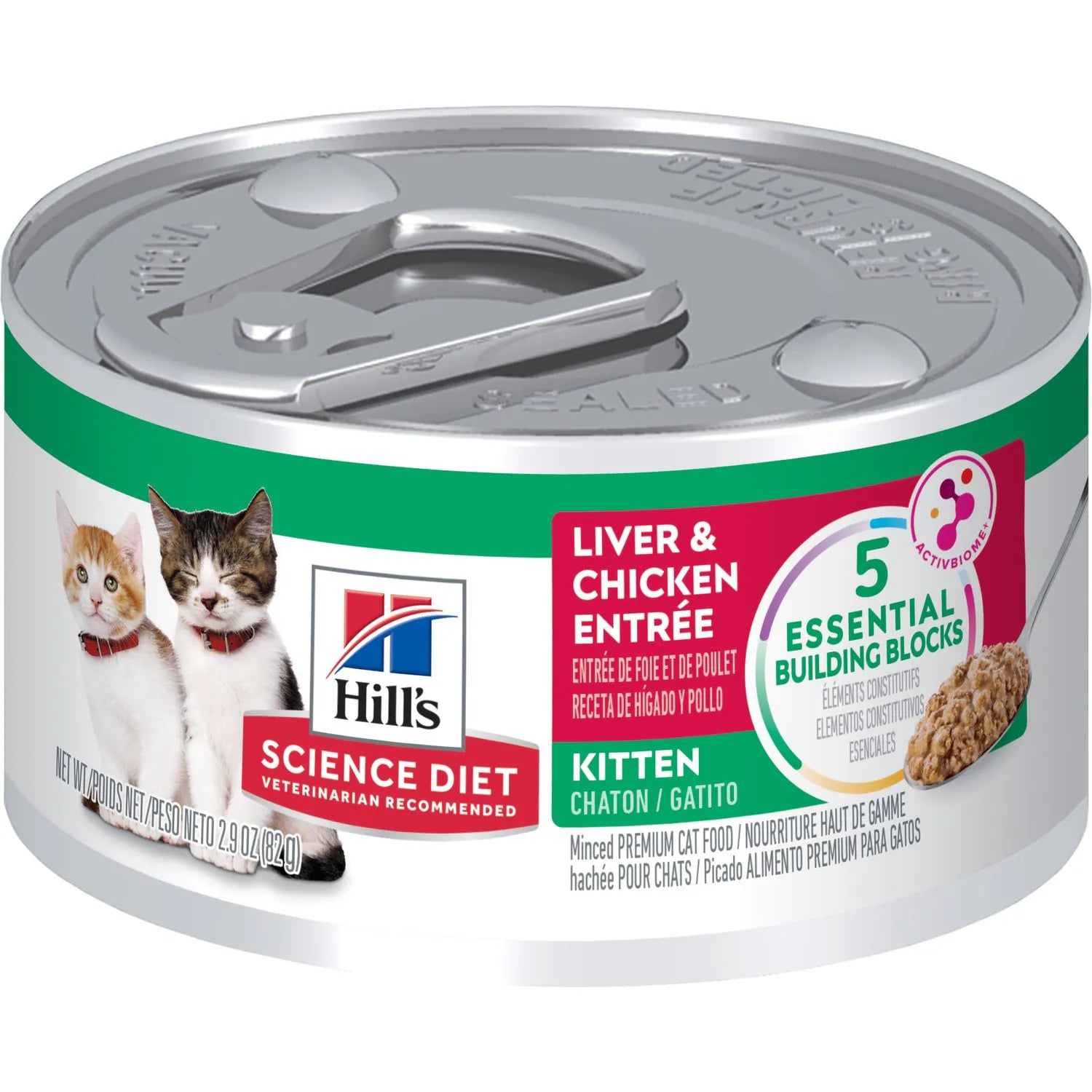 hamster-safe wooden climbing set-Hill's Science Diet Kitten Canned Cat Food, Liver & Chicken Entrée (2.9 oz x 24 cans)