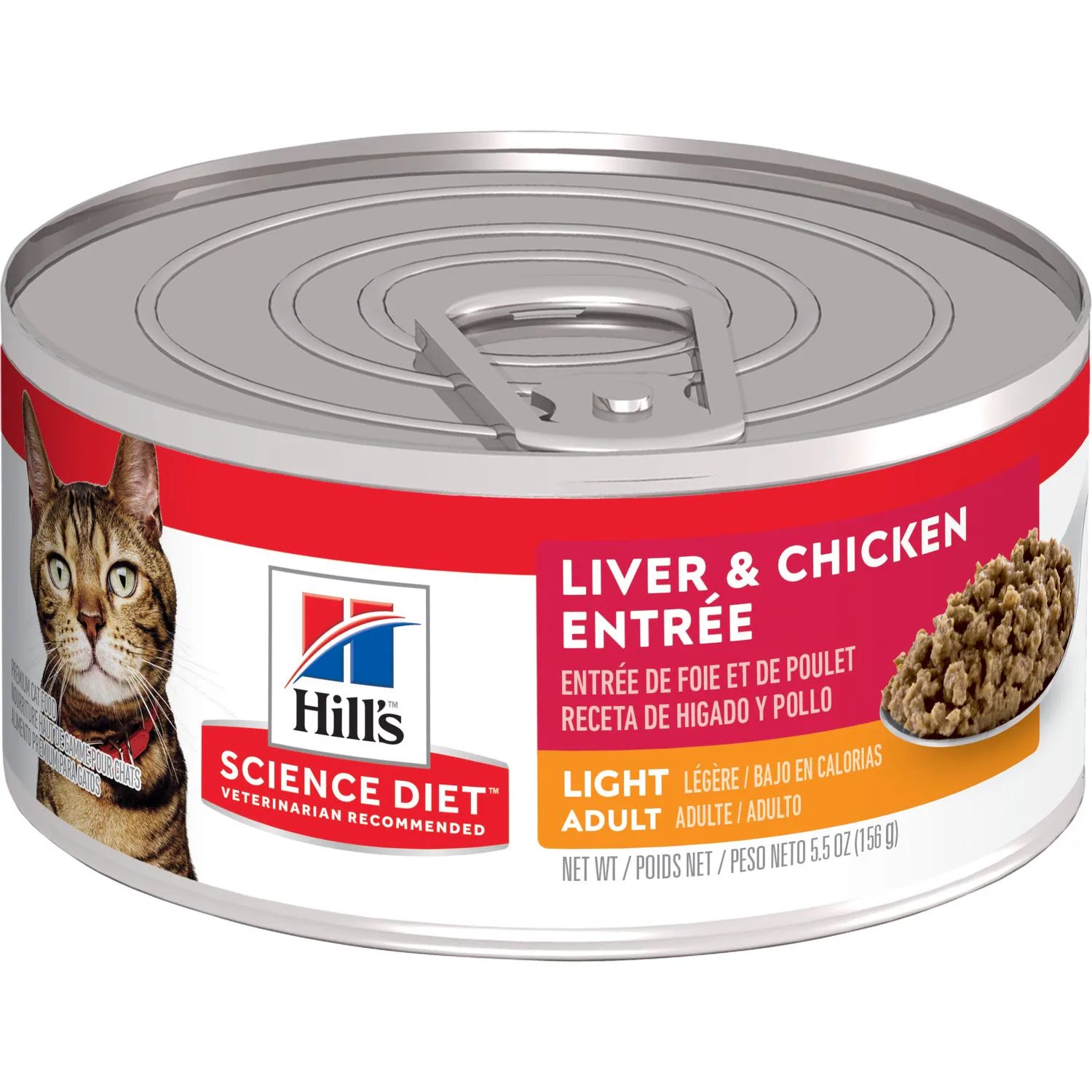 senior dog digestive aid-Hill's Science Diet Adult Light Canned Cat Food, Liver & Chicken Entrée (2.9 oz x 24 cans)