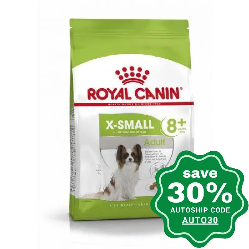 odor-neutralizing dog wipes-Royal Canin - X-Small Adult Dog Food 8+ - 1.5KG