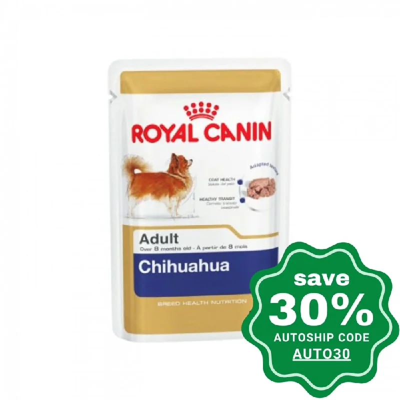 large breed dog chew bone-Royal Canin - Adult Dog Wet Food - Chihuahua Dog Pouch - 85G (Box of 12)