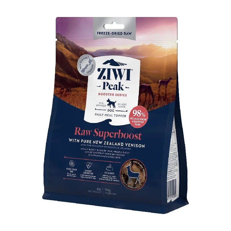 odor-absorbing rabbit bedding-ZIWI Peak Freeze Dried Dog Superboost Venison