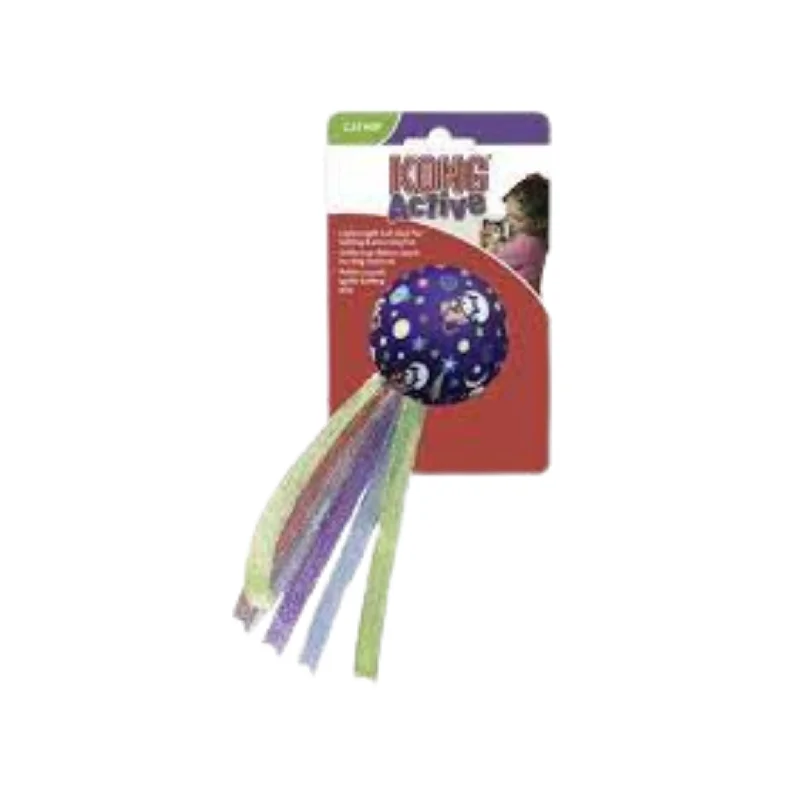 vet-approved bird vitamin supplement-Kong Active Space Ball Cat Toy