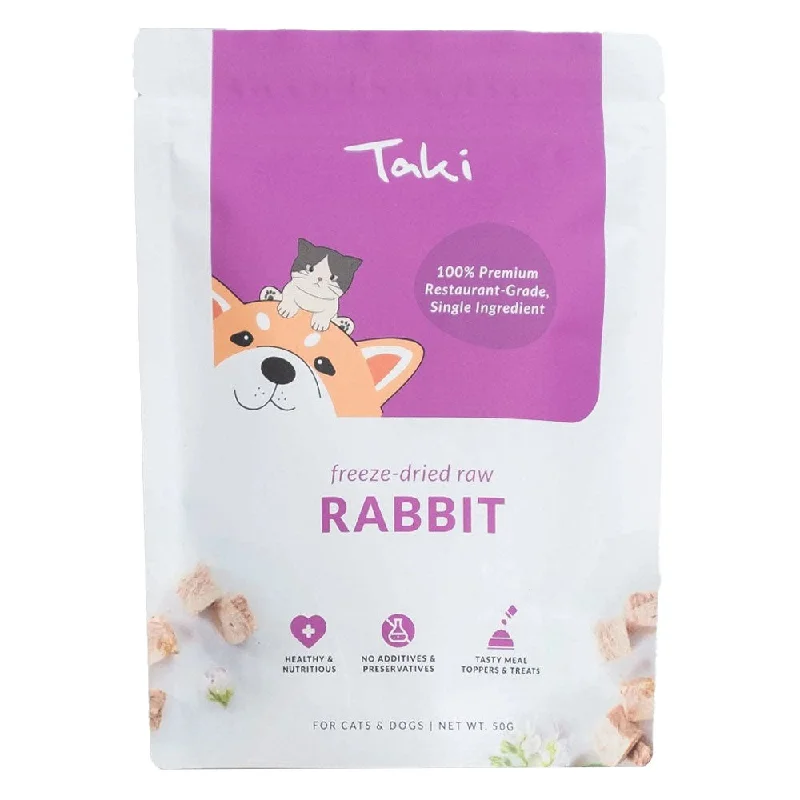 fish tank eco-friendly algae remover-Taki Rabbit Cubes Grain-Free Freeze-Dried Treats For Cats & Dogs 50g