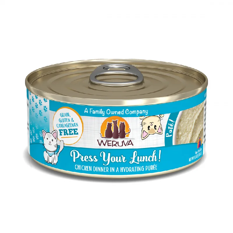 self-cleaning fish tank-Weruva Classic Cat Pate Press Your Lunch! with Chicken Canned Cat Food