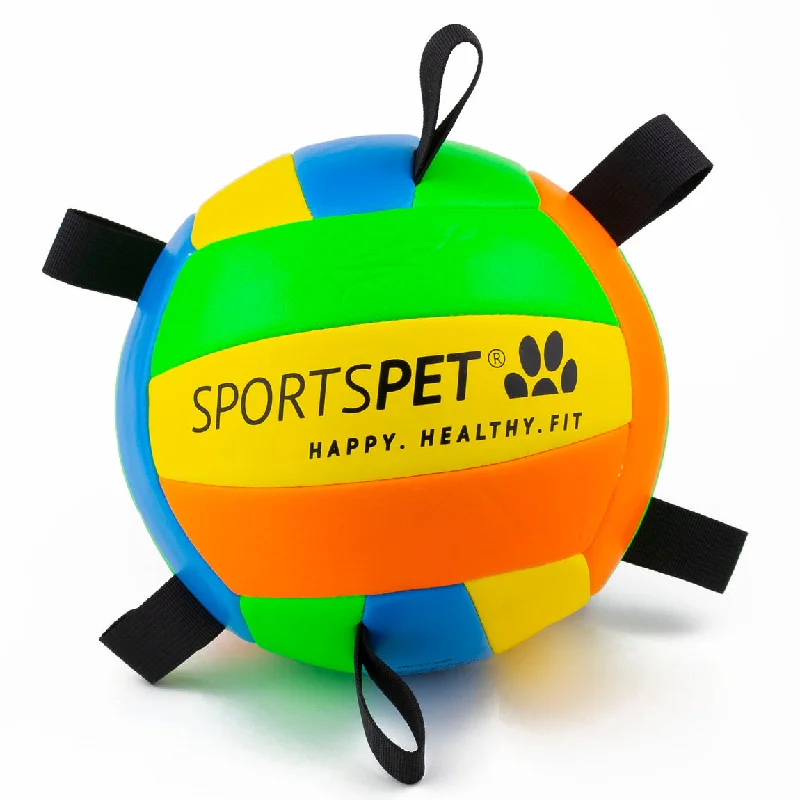 chew-proof dog harness-Sportspet Tab Volleyball Large