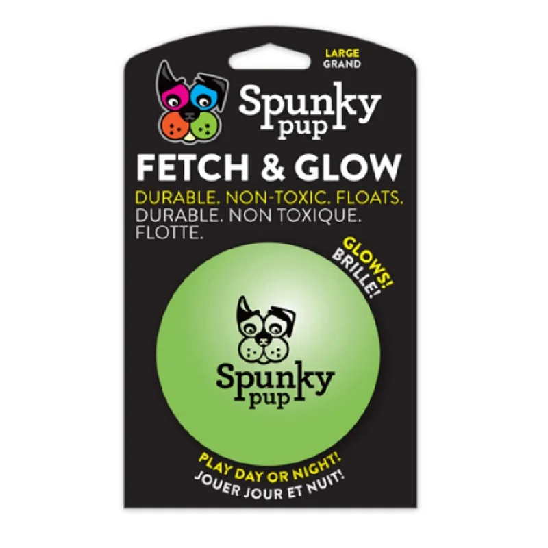 non-toxic aquarium gravel-Spunky Pup Fetch And Glow Ball Assorted Colours