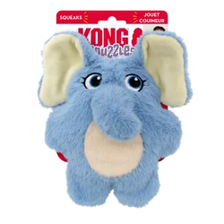 cat-friendly soft fleece blanket-KONG Snuzzles Kiddos Elephant