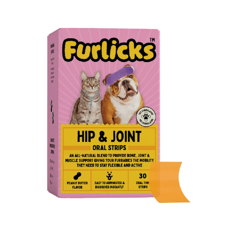 small dog orthopedic harness-Furlicks Hip & Joint Supplement for Cats and Dogs