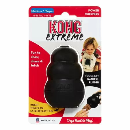 pet-safe odor eliminator candle-KONG Extreme Durable Rubber Dog Toy Medium Black