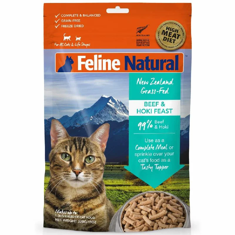 non-slip pet grooming gloves-BUNDLE DEAL: Feline Natural Beef & Hoki Feast Freeze Dried Raw Cat Food