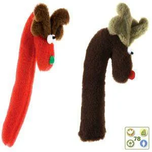 extra-durable dog tug toy-West Paw Design Cane Deer - Eco Friendly Toy