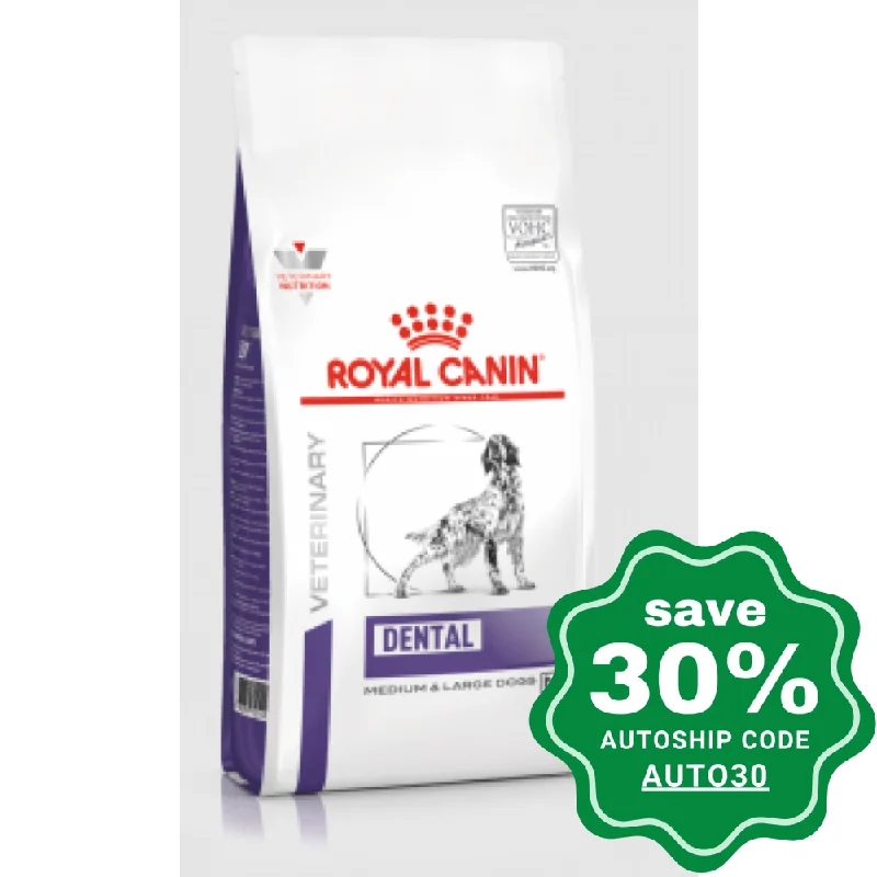 waterproof heated dog bed-Royal Canin - Vet Health Management - Dental Dry Food for Medium & Large Dogs - 6KG