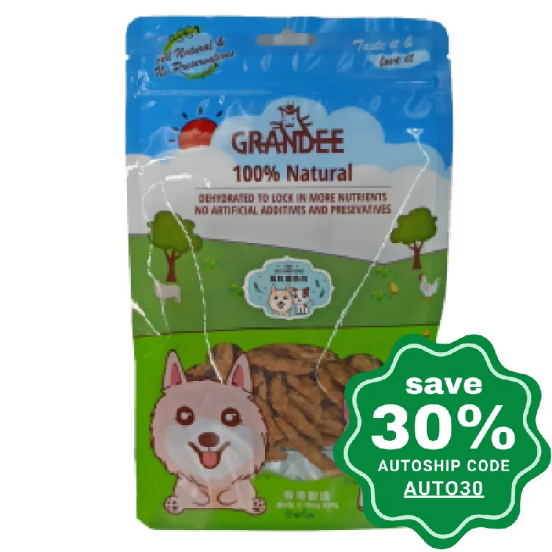 spill-proof cat food dish-Grandee - Air-dried Treats For Dogs & Cats - Thai Crocodile Meat - 50G