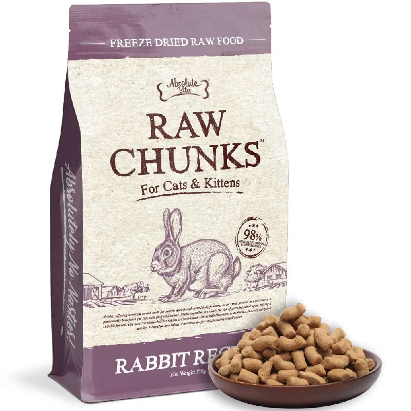 cat tree with hiding spots-35% OFF: Absolute Bites Raw Chunks Rabbit Freeze Dried Cat Food