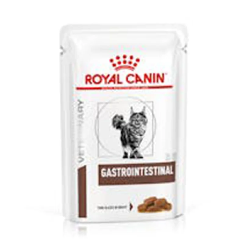 deep-cleaning pet shampoo-Royal Canin Veterinary Diet Gastrointestinal Wet Cat Food Pouches 12x85g