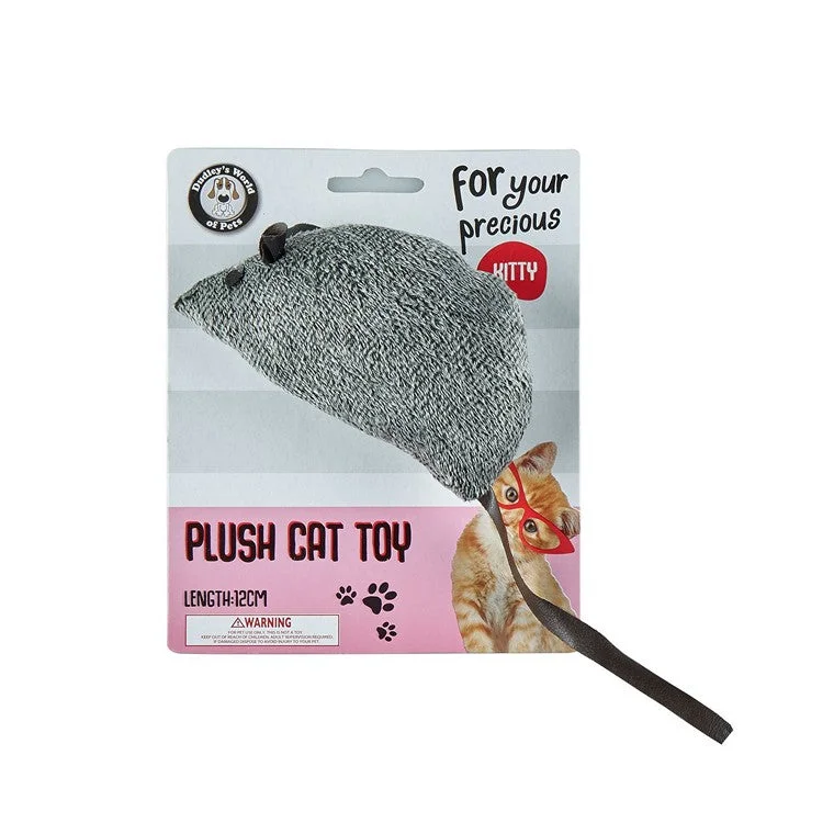 portable dog wash shower attachment-Plush Mouse Cat Toy, 12cm