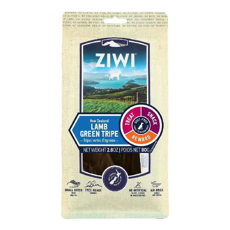 waterproof dog cooling vest-ZIWI Peak Oral Health Treats Lamb Green Tripe Dog Treat