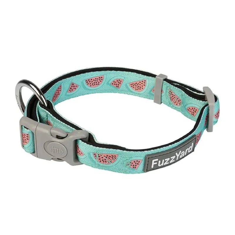 odor-control cat litter pellets-FuzzYard Summer Punch Dog Collar