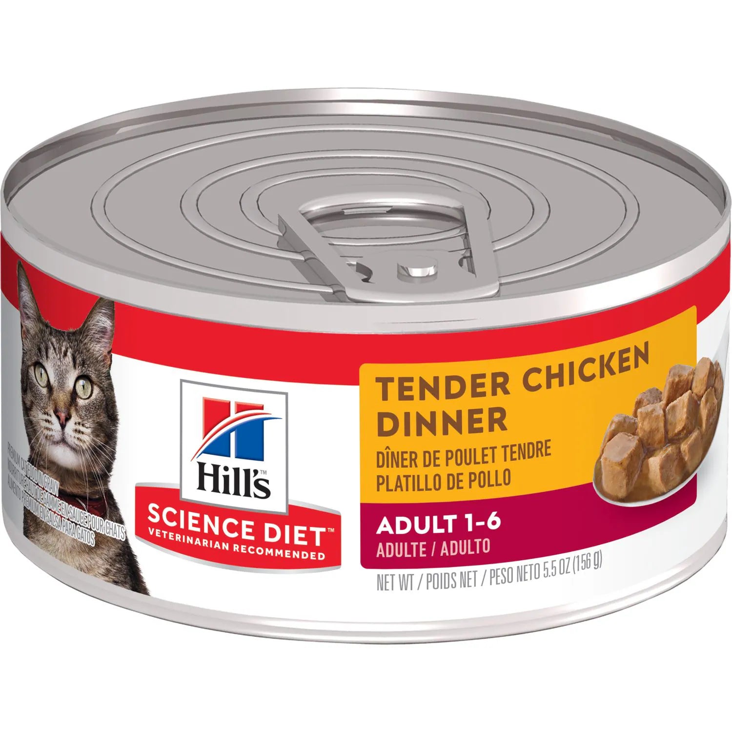 odor-free fish tank filter-Hill's Science Diet Adult Tender Chicken Dinner Canned Cat Food (5.5 oz x 24 cans)