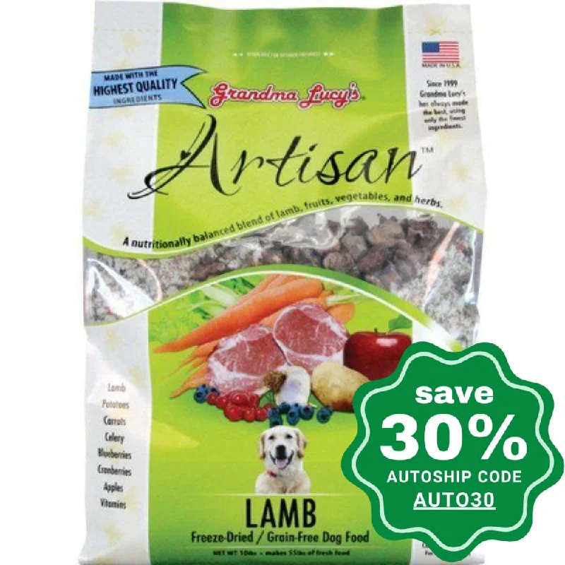 pet-safe scented litter-Grandma Lucy's - Artisan Freeze Dried Lamb Grain Free Dog Food - 10LB