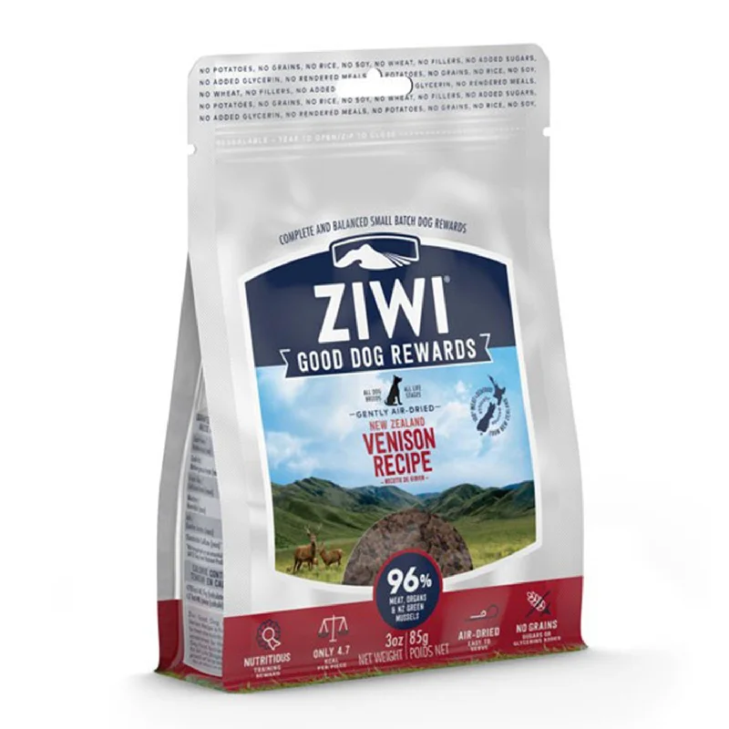 chew-resistant fish tank tubing-ZIWI Peak Good Dog Rewards Venison Dog Treat 85g