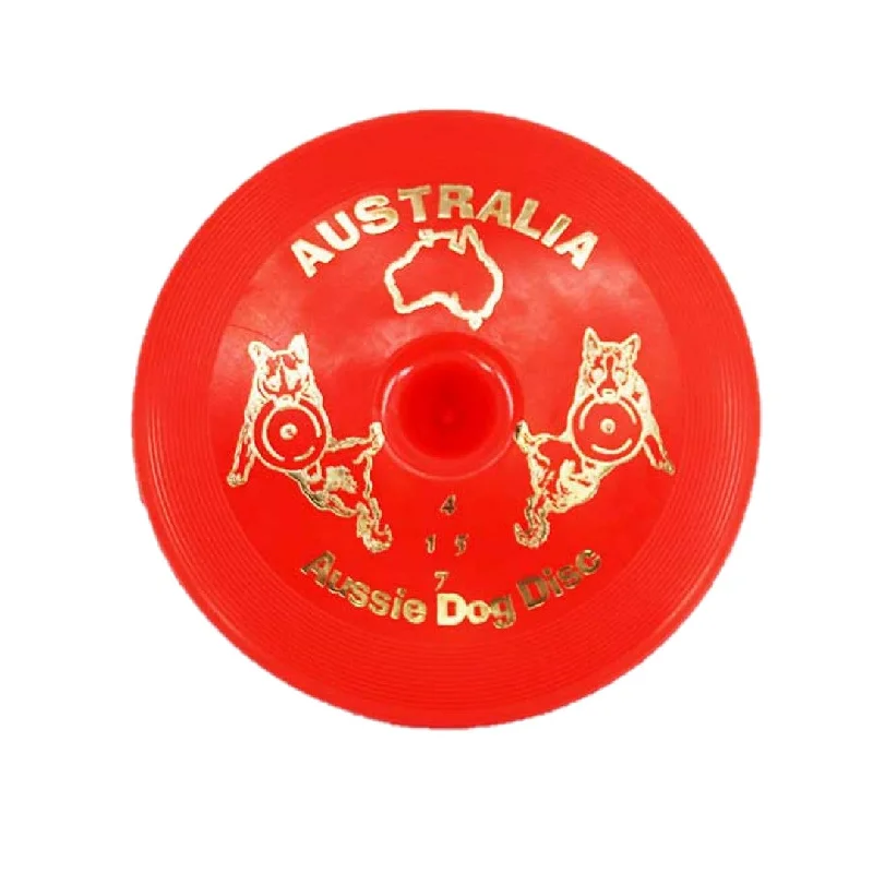 space-saving cat climbing tree-Aussie Dog Disc Red