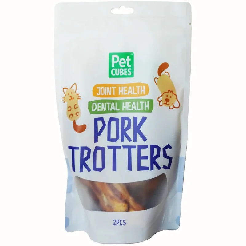 hamster-friendly soft bedding-40% OFF: PetCubes Pork Trotters Grain-Free Treats For Cats & Dogs 2pc