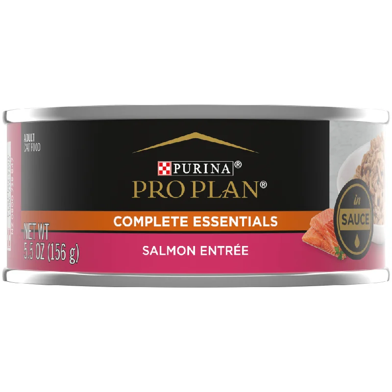 vet-approved puppy teething gel-Purina Pro Plan Salmon Entree in Sauce Canned Cat Food