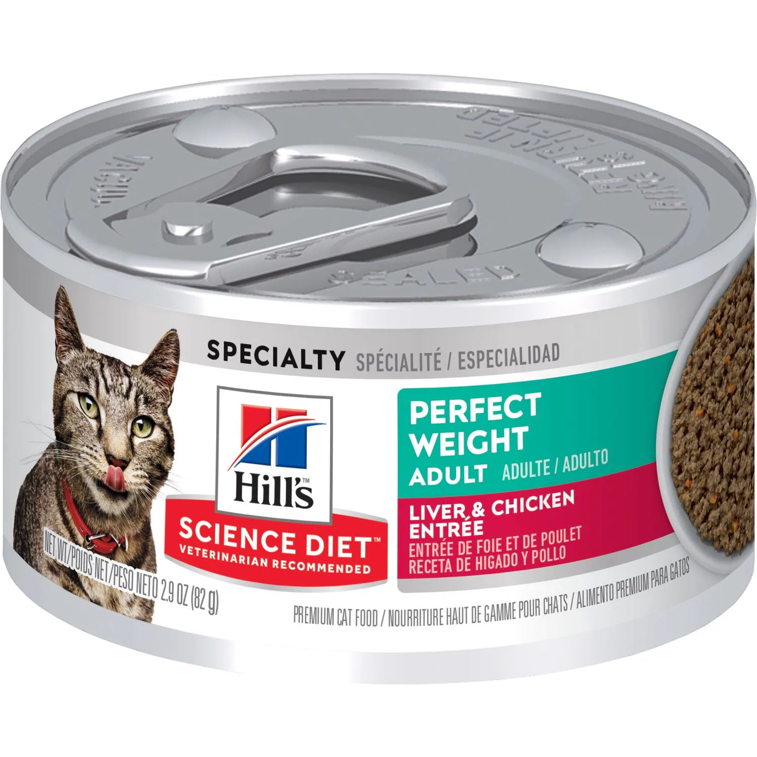 hamster climbing frame-Hill's Science Diet Adult Perfect Weight Canned Cat Food, Liver & Chicken Entrée (2.9 oz x 24 cans)