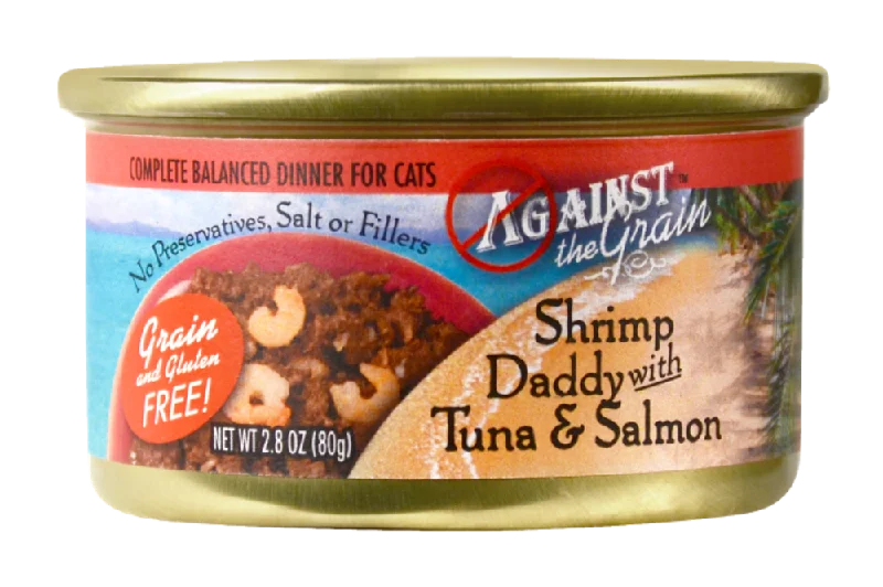 hamster hideaway house-Against the Grain Shrimp Daddy with Tuna and Salmon Canned Cat Food