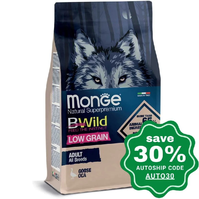 non-toxic aquarium gravel-Monge - BWild All Breeds Adult Dry Dog Food - Wild Goose Recipe - 2.5KG (Min. 4 Packs)