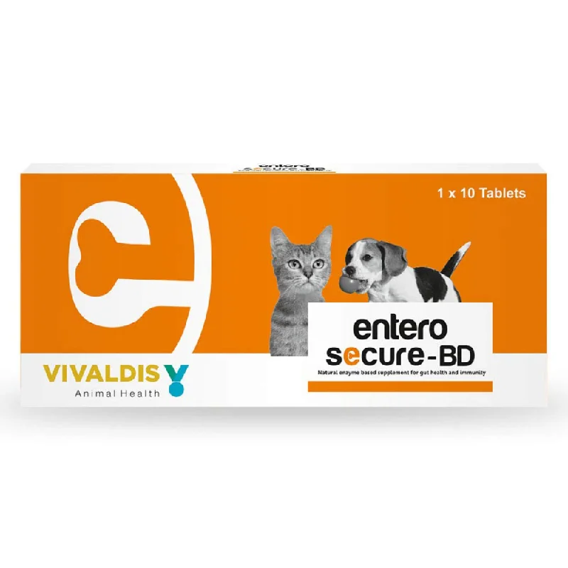 chew-resistant silicone pet toys-Vivaldis Entero Secure  BD Tablet for Dogs and Cats