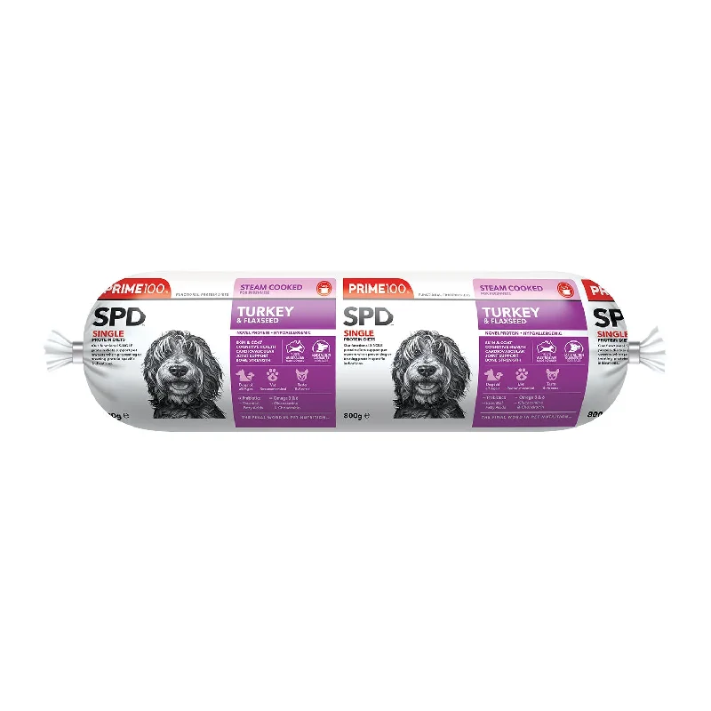 extra-wide pet gate-Prime100 Turkey & Flaxseed Dog Roll